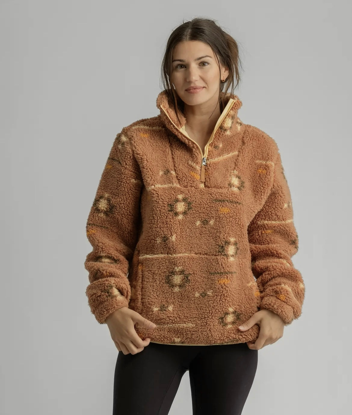 Ultra Plush Aztec Sherpa