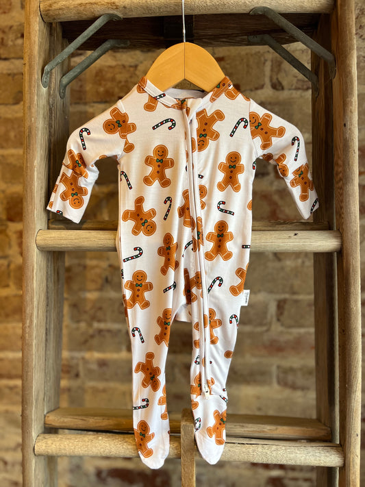 Gingerbread Zip Onesie - Toddler/Youth