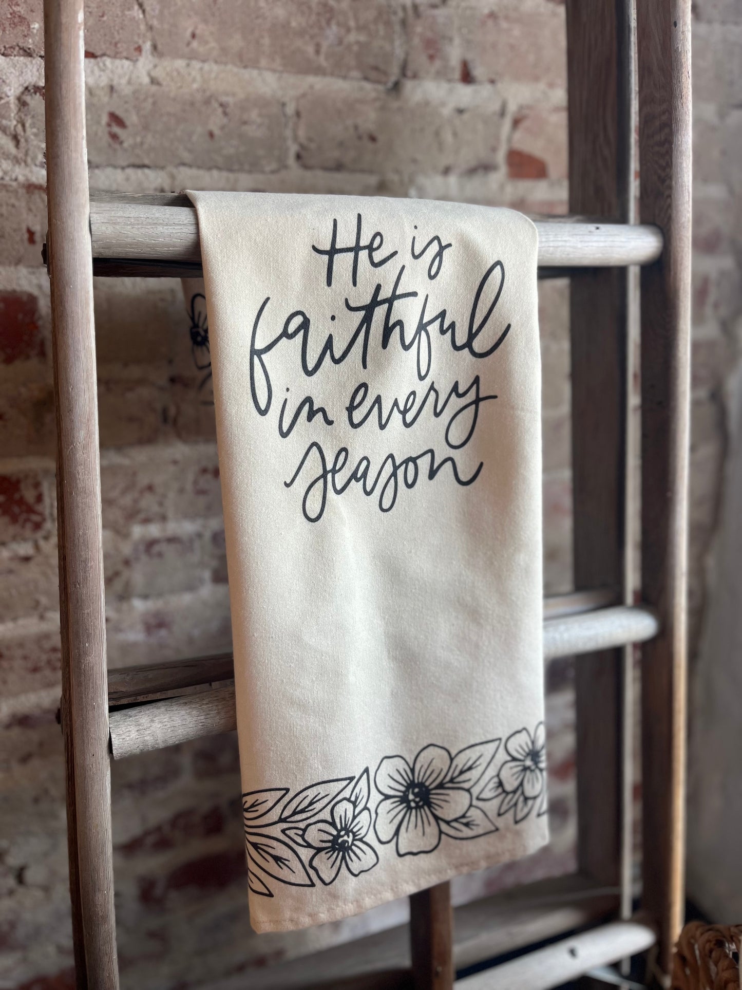 Faithful in Every Season Towel