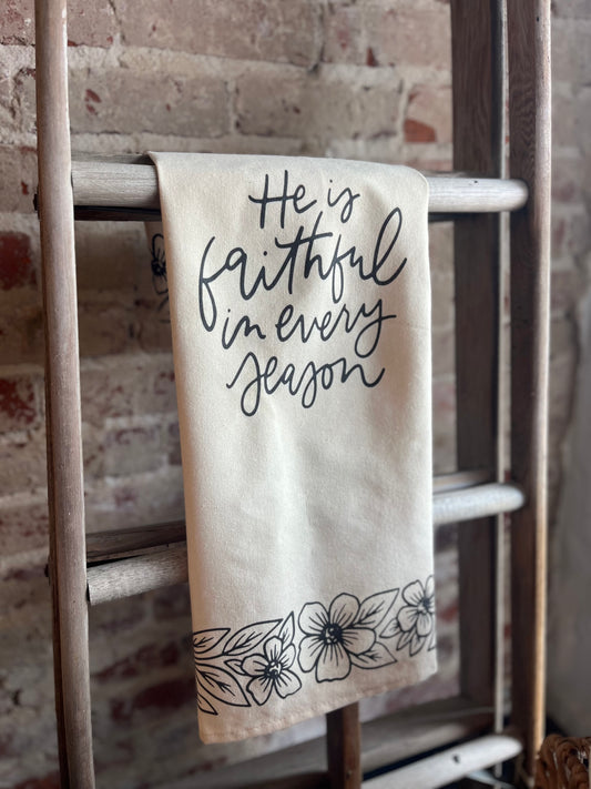 Faithful in Every Season Towel