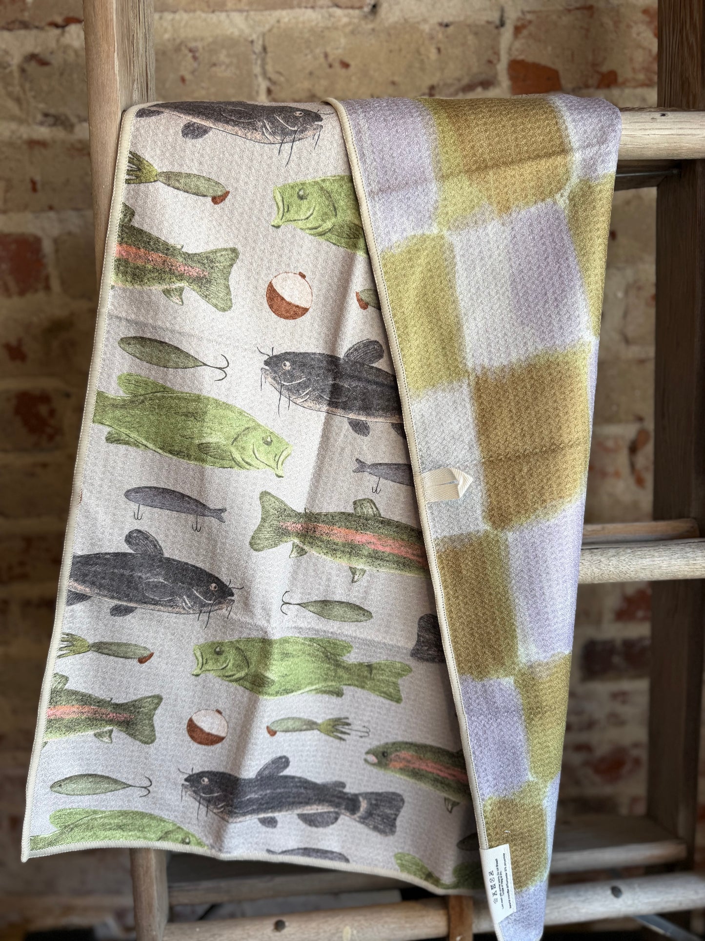 Reel Fun Fish Hand Towel