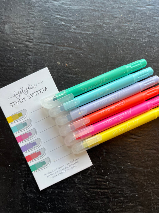 Journaling Highlighters- set of 6