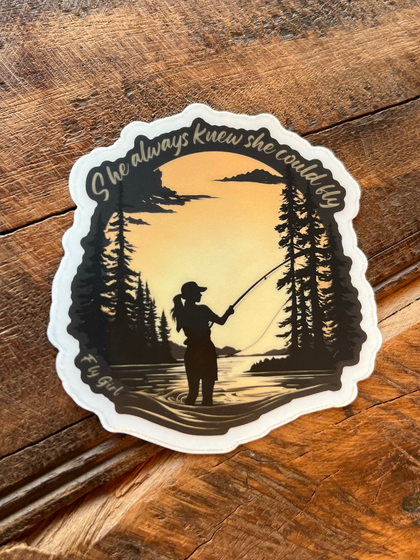 She Always Knew She Could Fly Sticker