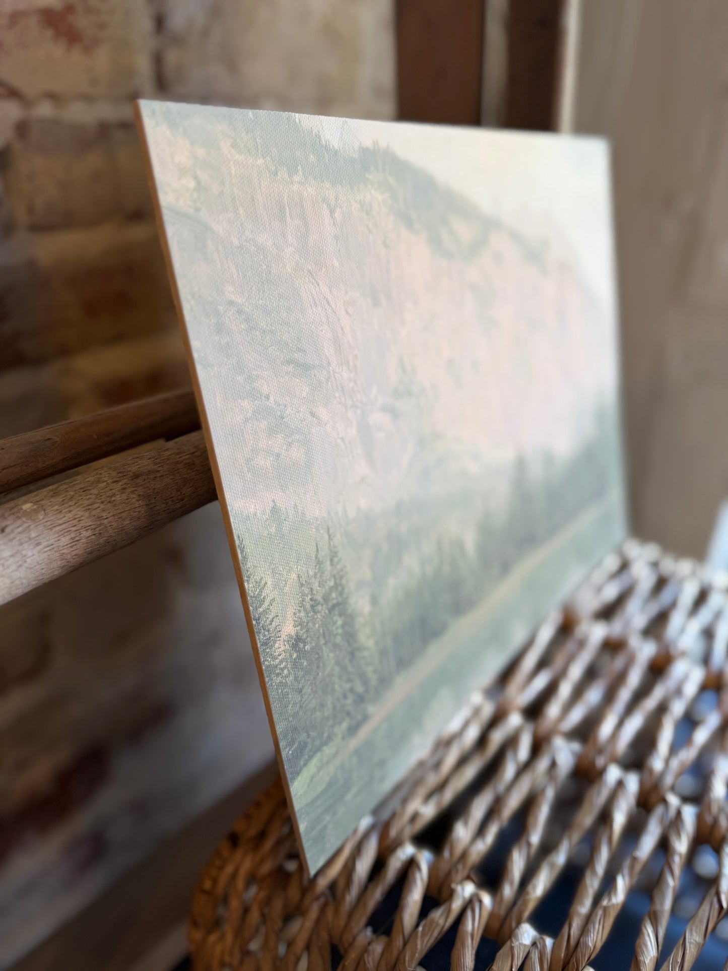 Mountain Pine Landscape Canvas - 14x11