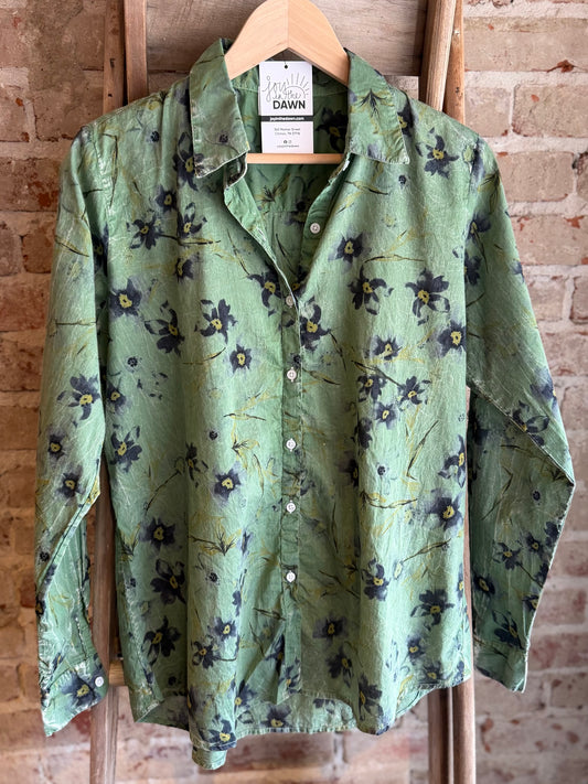 Emerald Bloom Blouse