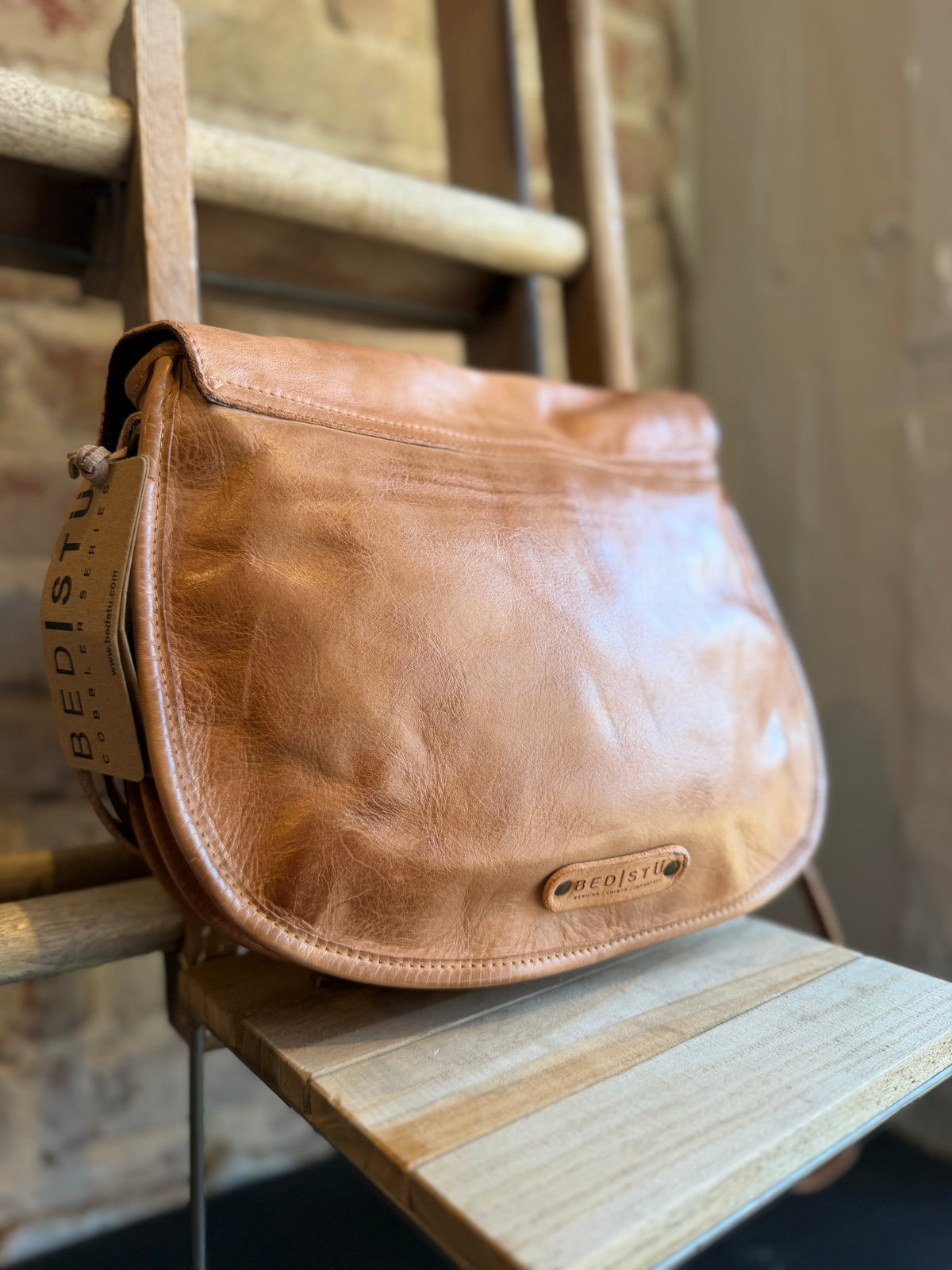 Sequoia Leather Bag - Tan Rustic