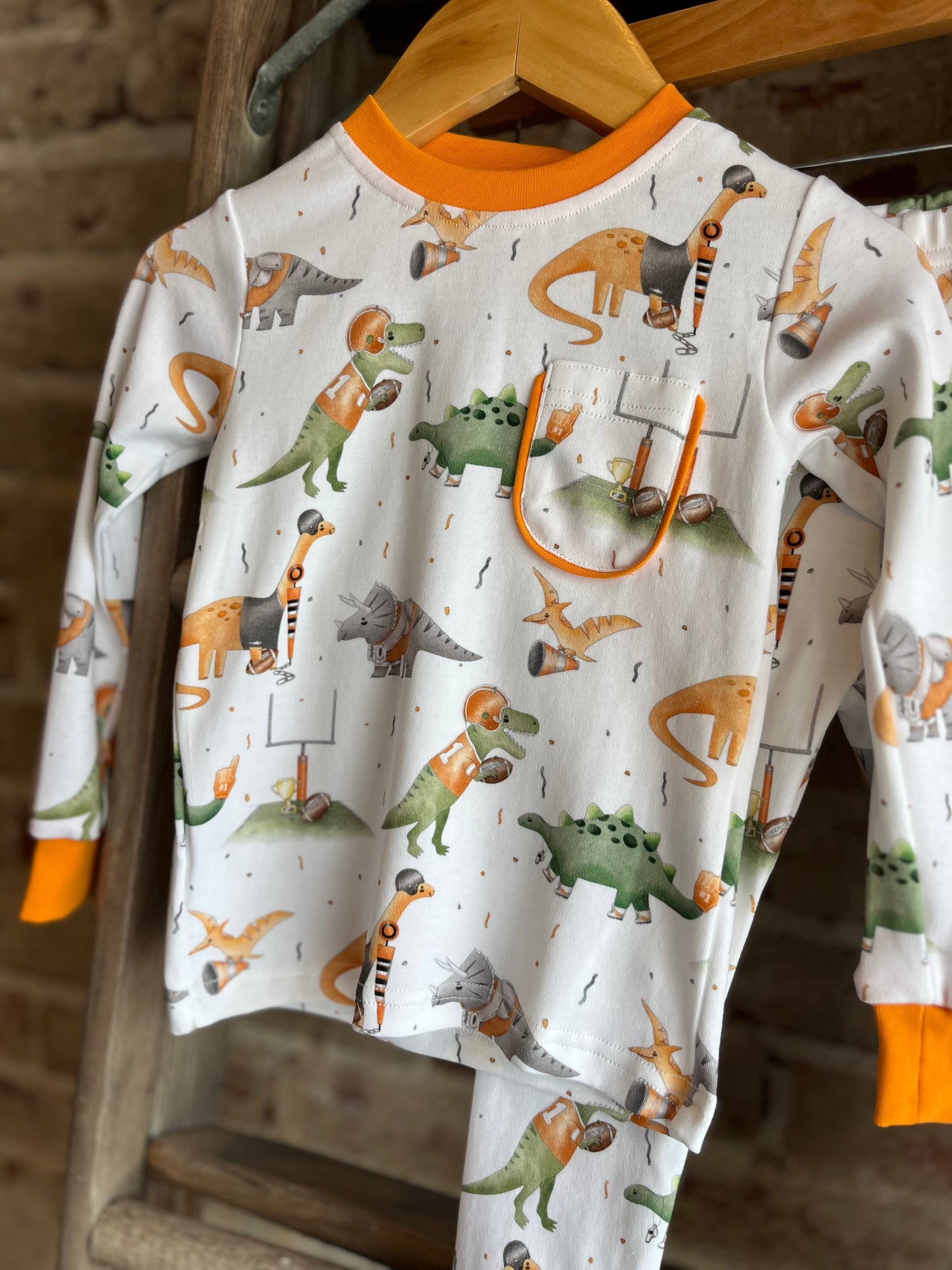 TN Dino Football PJ Set