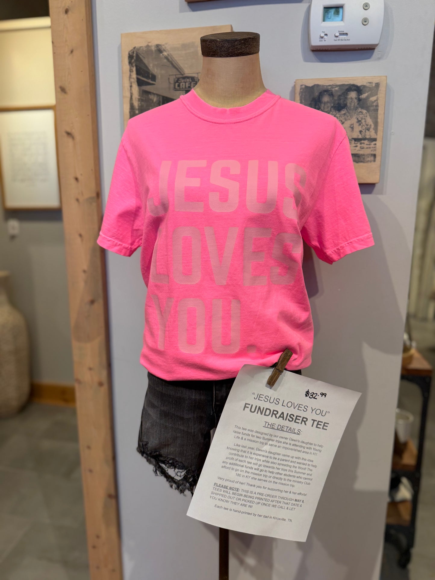 Jesus Loves You Tee- FUNDRAISER*