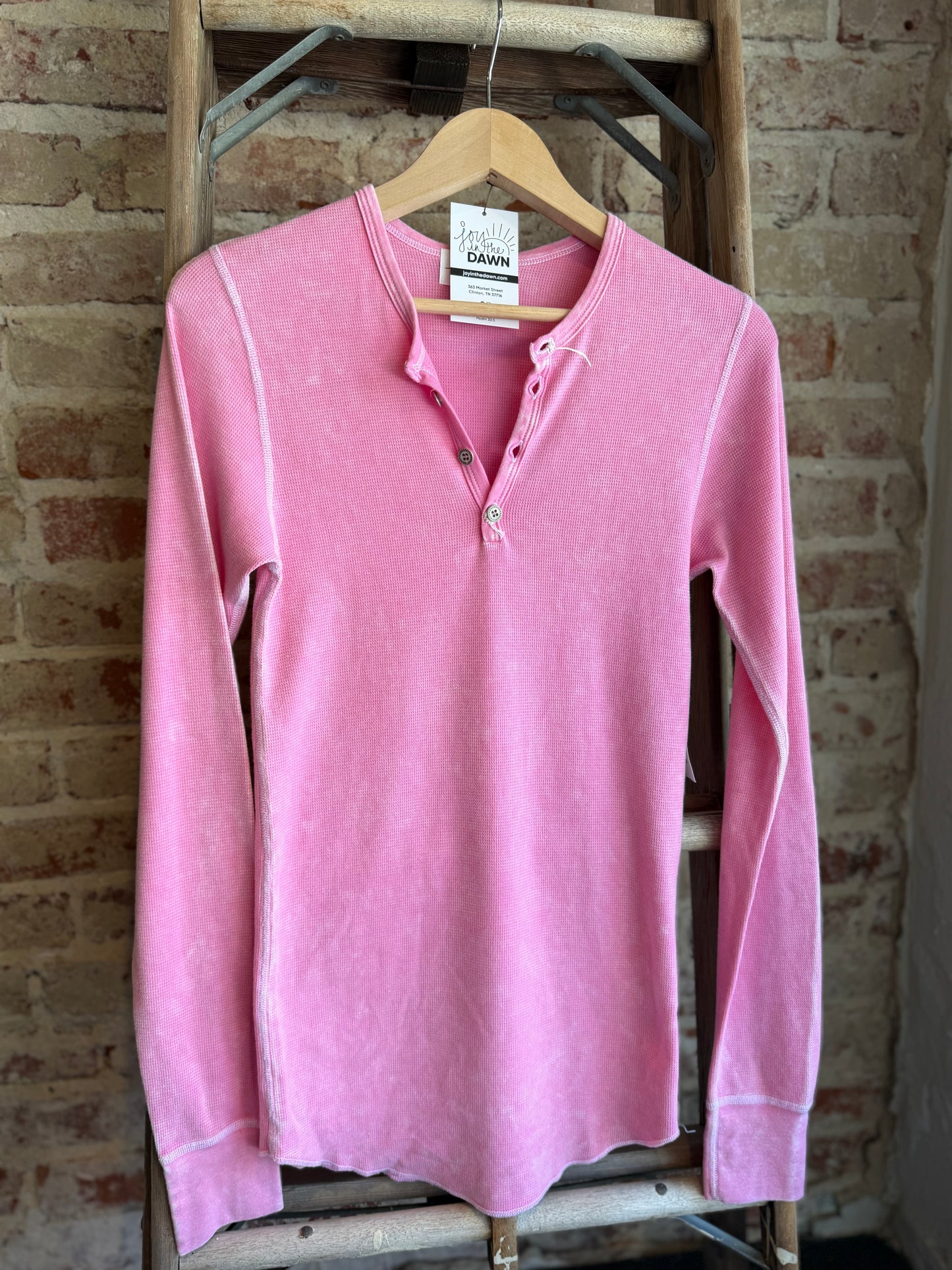 Juliet Pink Thermal Top