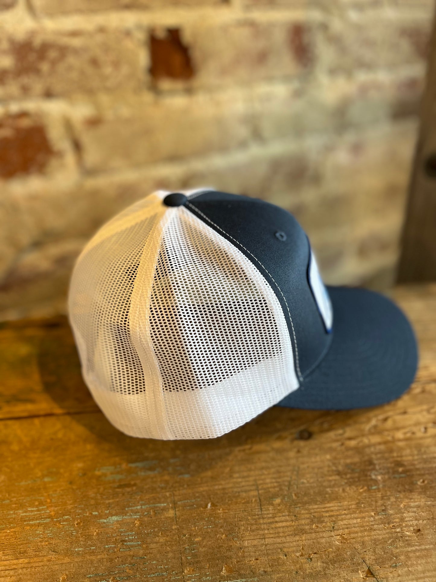 Norris Lake Tristar Hat- Navy/White