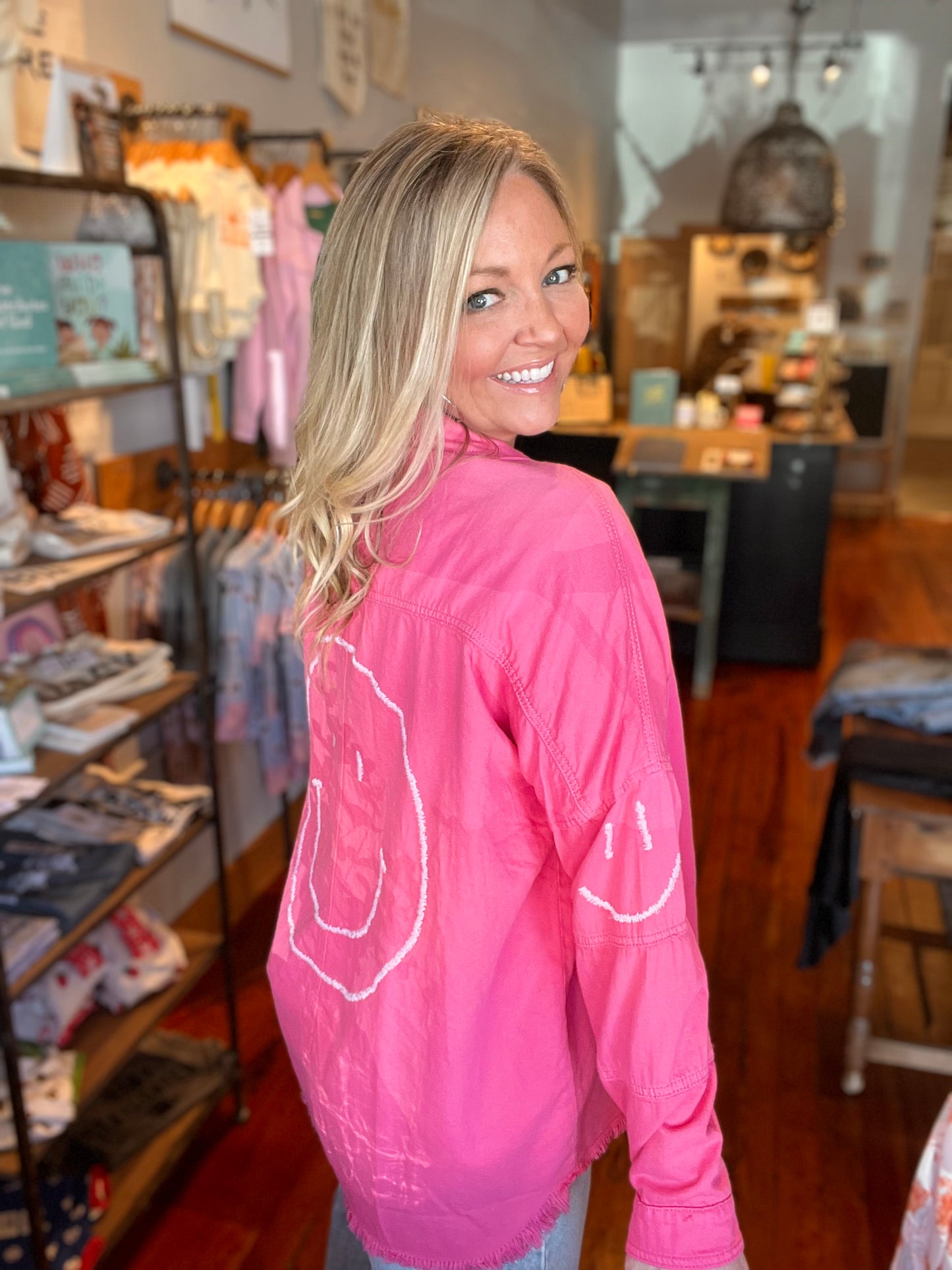 The Dolly Jacket- Hot Pink