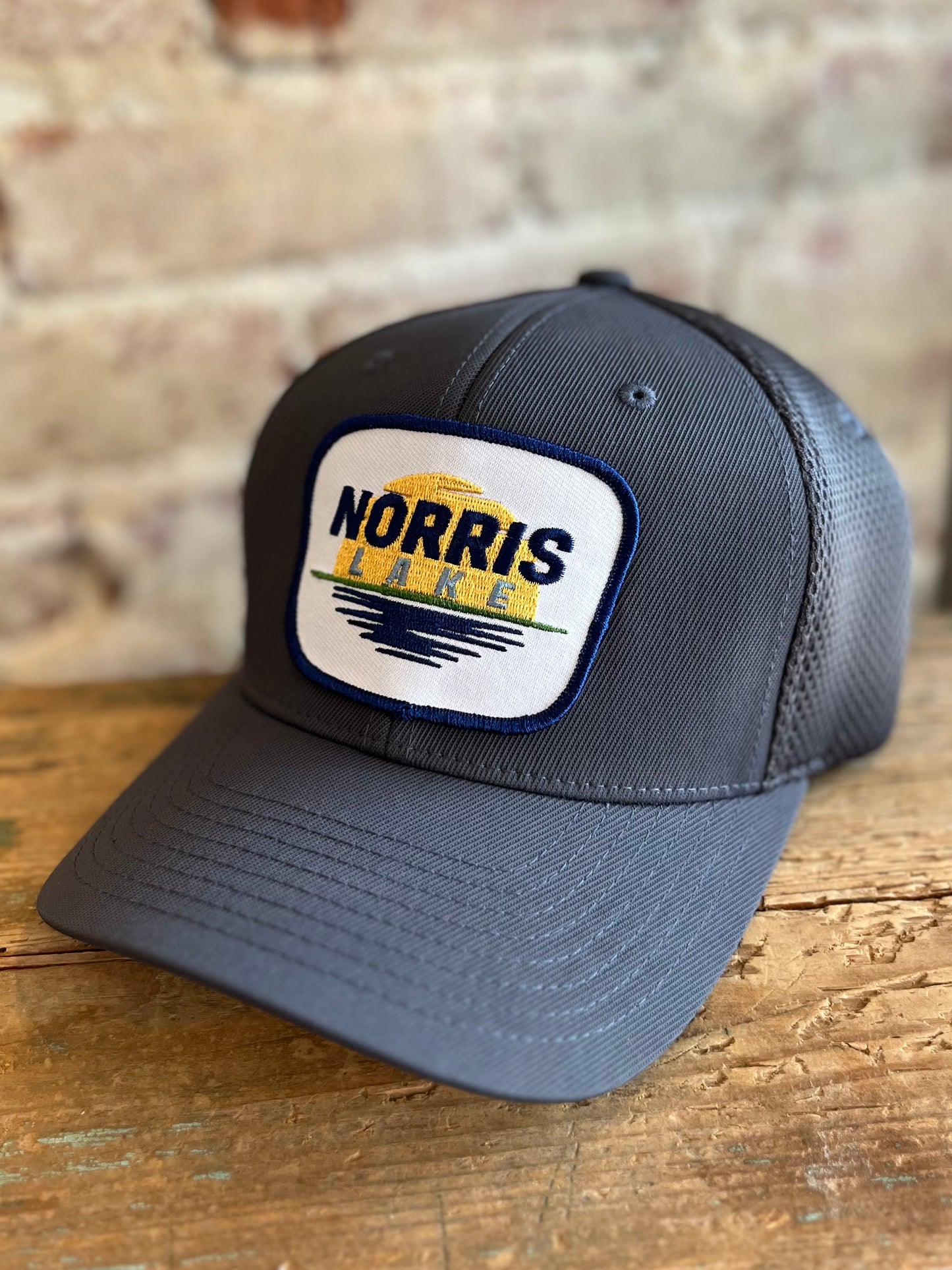 Norris Lake Sunset Hat-  Charcoal Flexfit