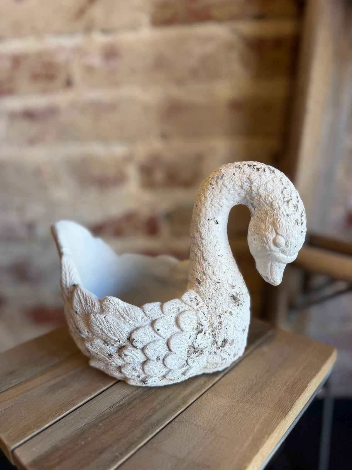 Ivory Swan Bowl