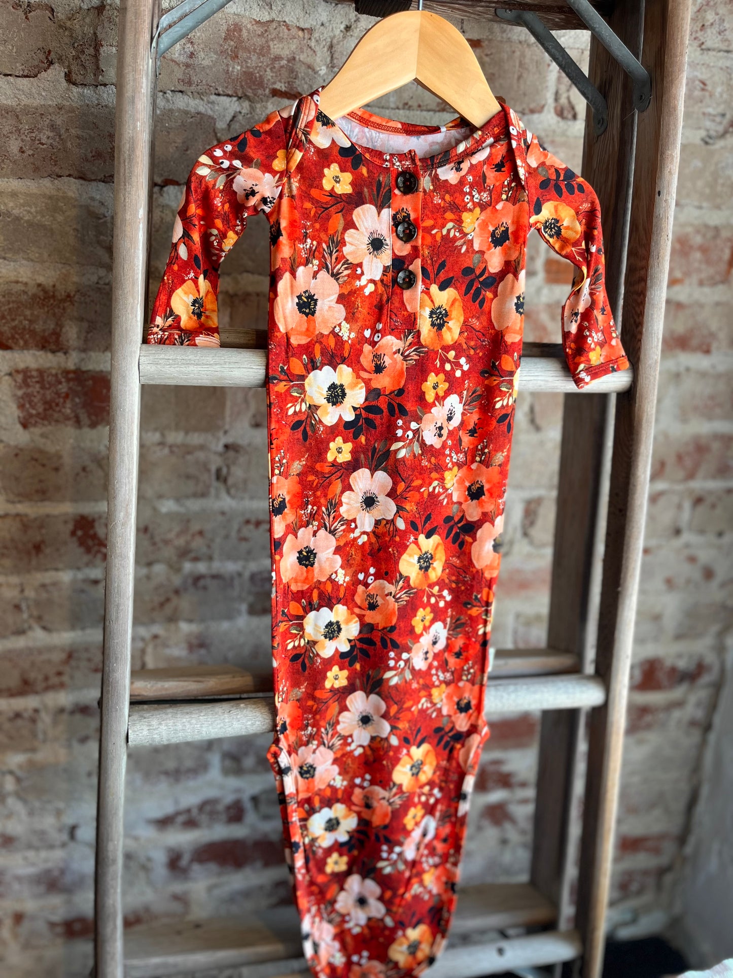 Auburn Floral Bamboo Sleep Gown