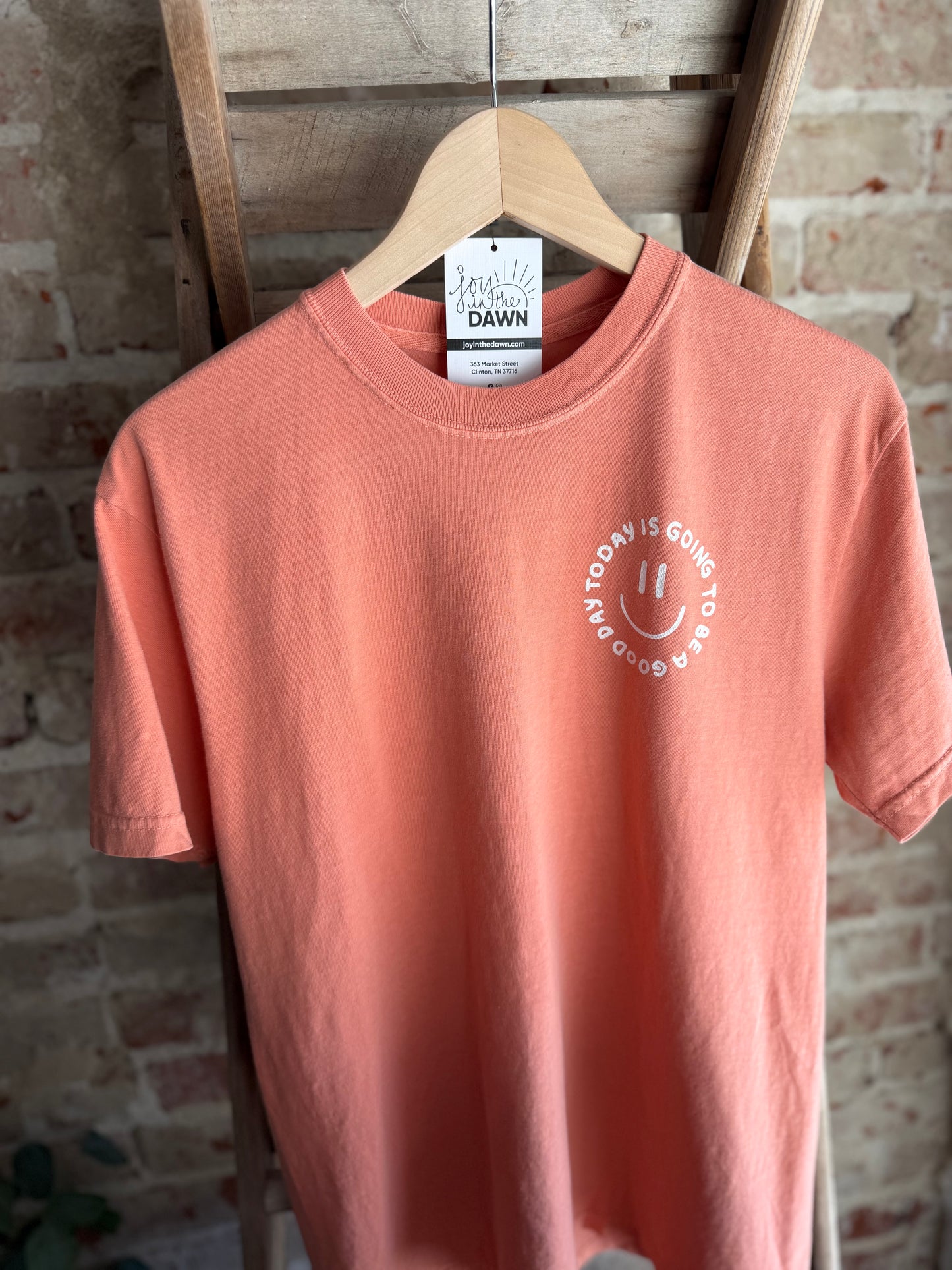 Good Day Tee- Terracotta