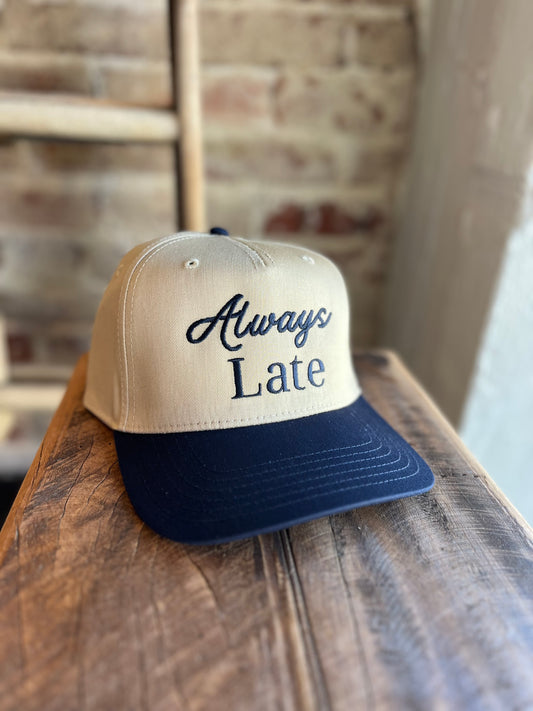 Always Late Hat - Navy/Natural