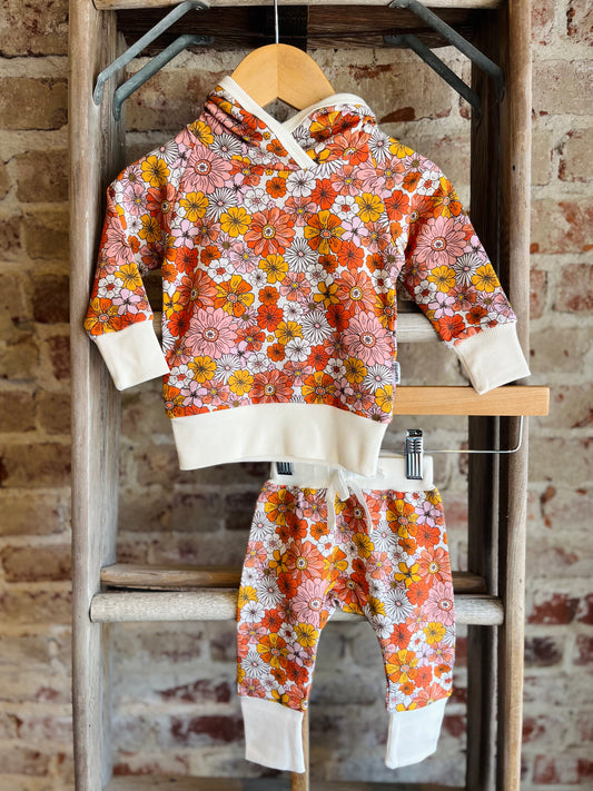 Retro Floral Bamboo Set- Infant/Toddler