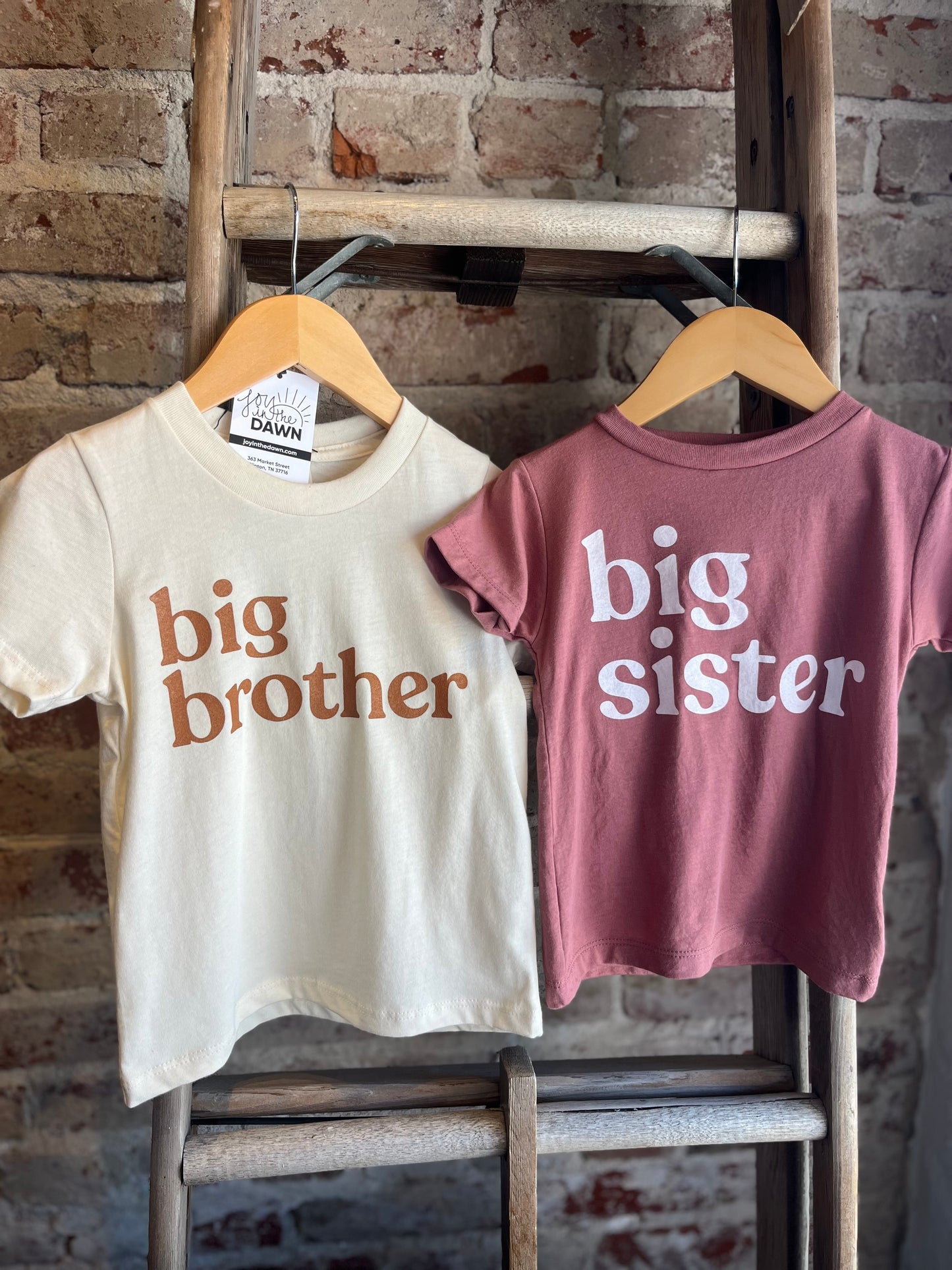 Big Sister Tee- Toddler + Youth