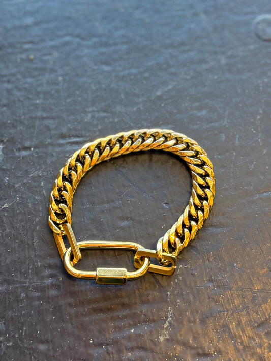 Harlow Gold Chain Bracelet- Waterproof