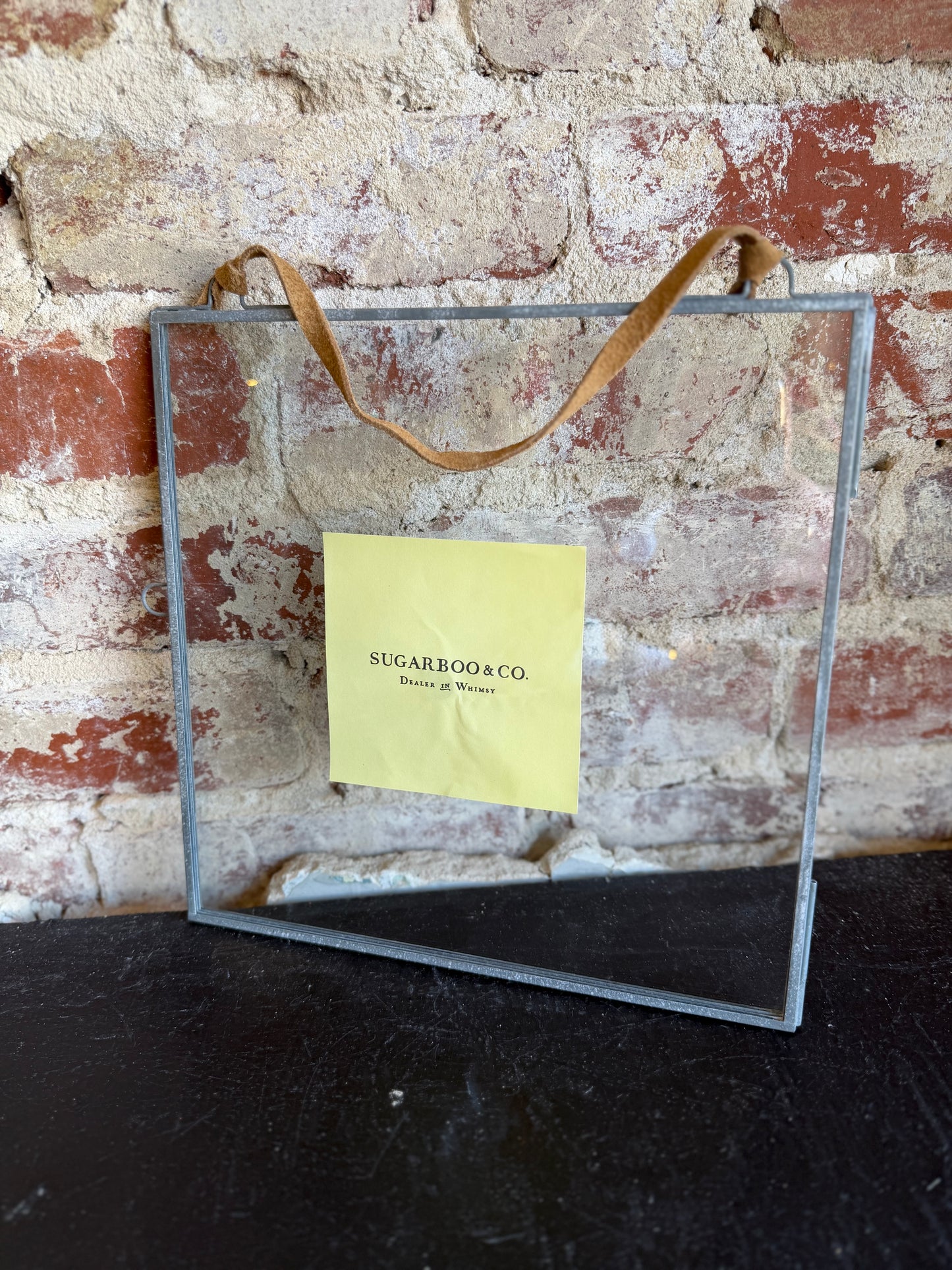 Glass and Metal Wall Frame - 10x10"