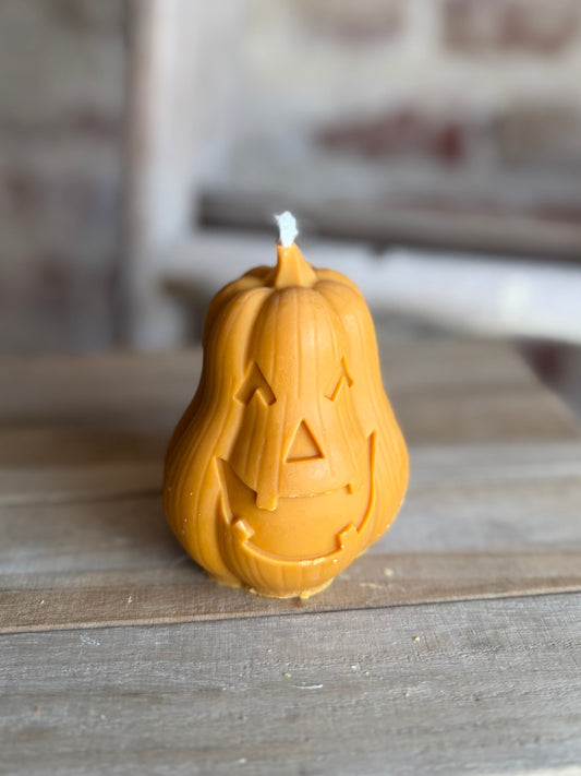 Jack-O-Latern Pumpkin Candle -Unscented