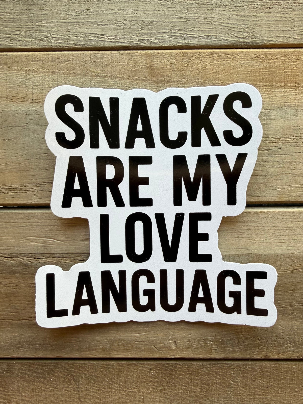 Snacks are my Love Language Sticker