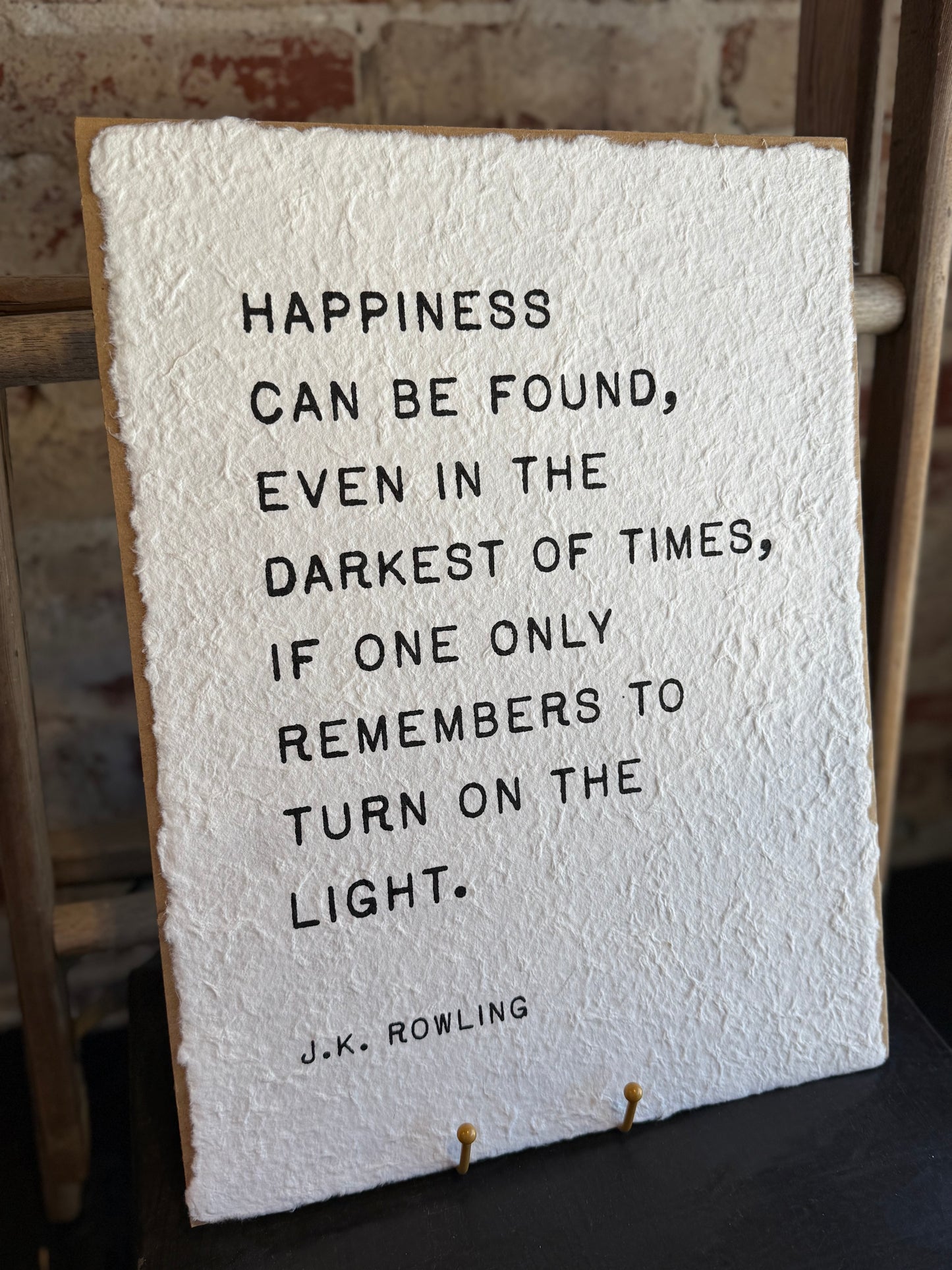 Happiness Can Be Found Paper Print - 12"x16