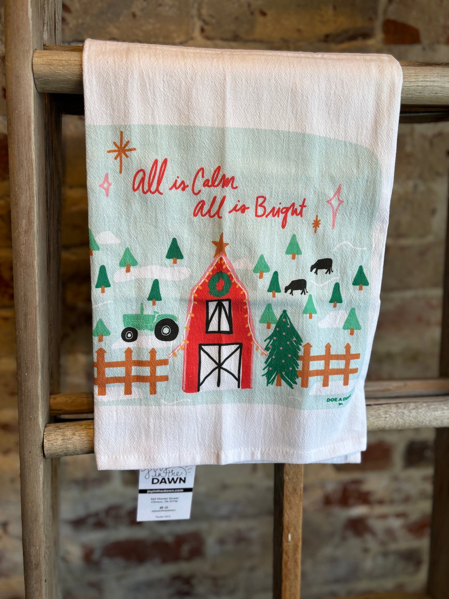 All Is Calm  Sack Towel