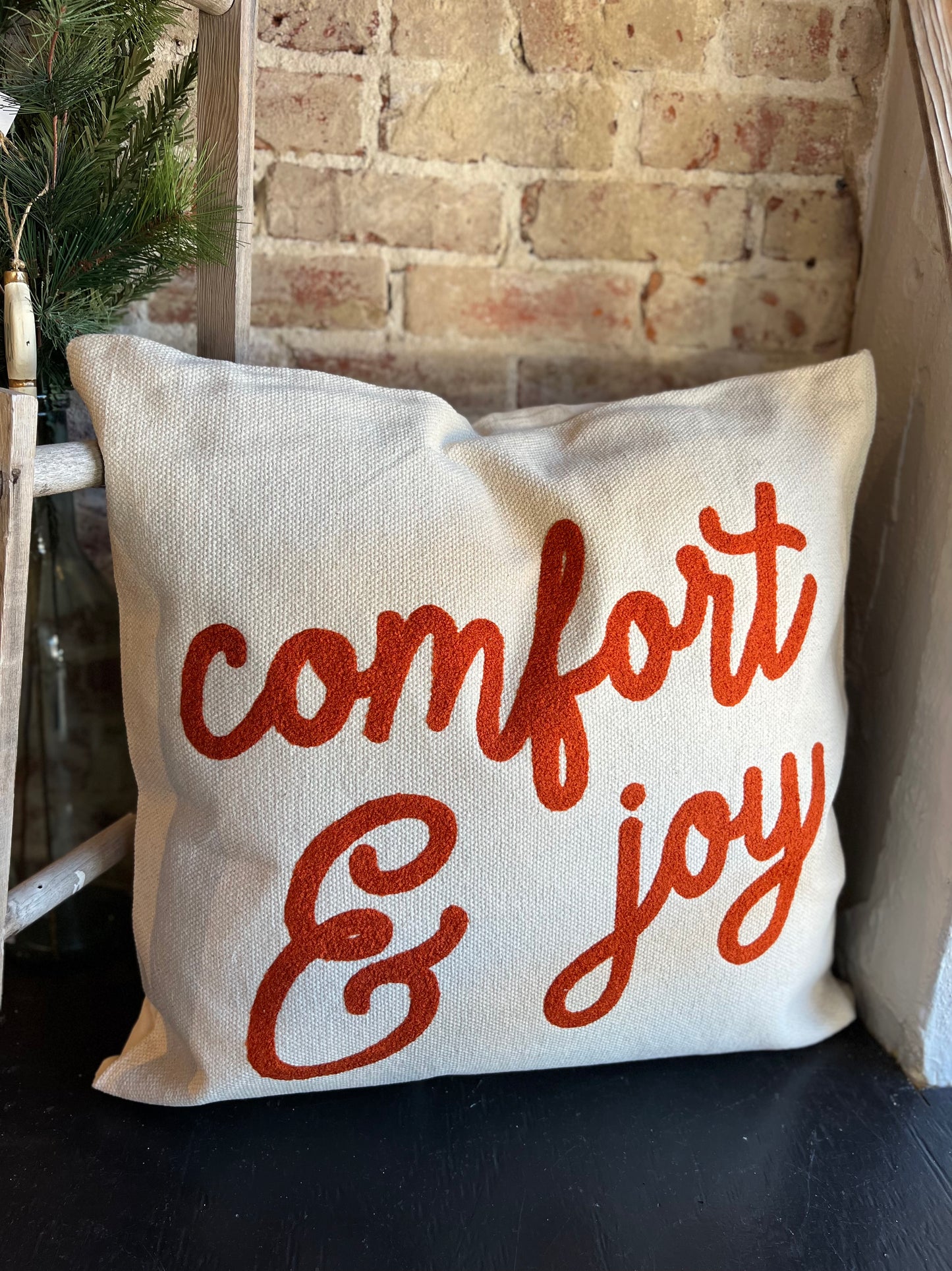 Comfort and Joy Pillow