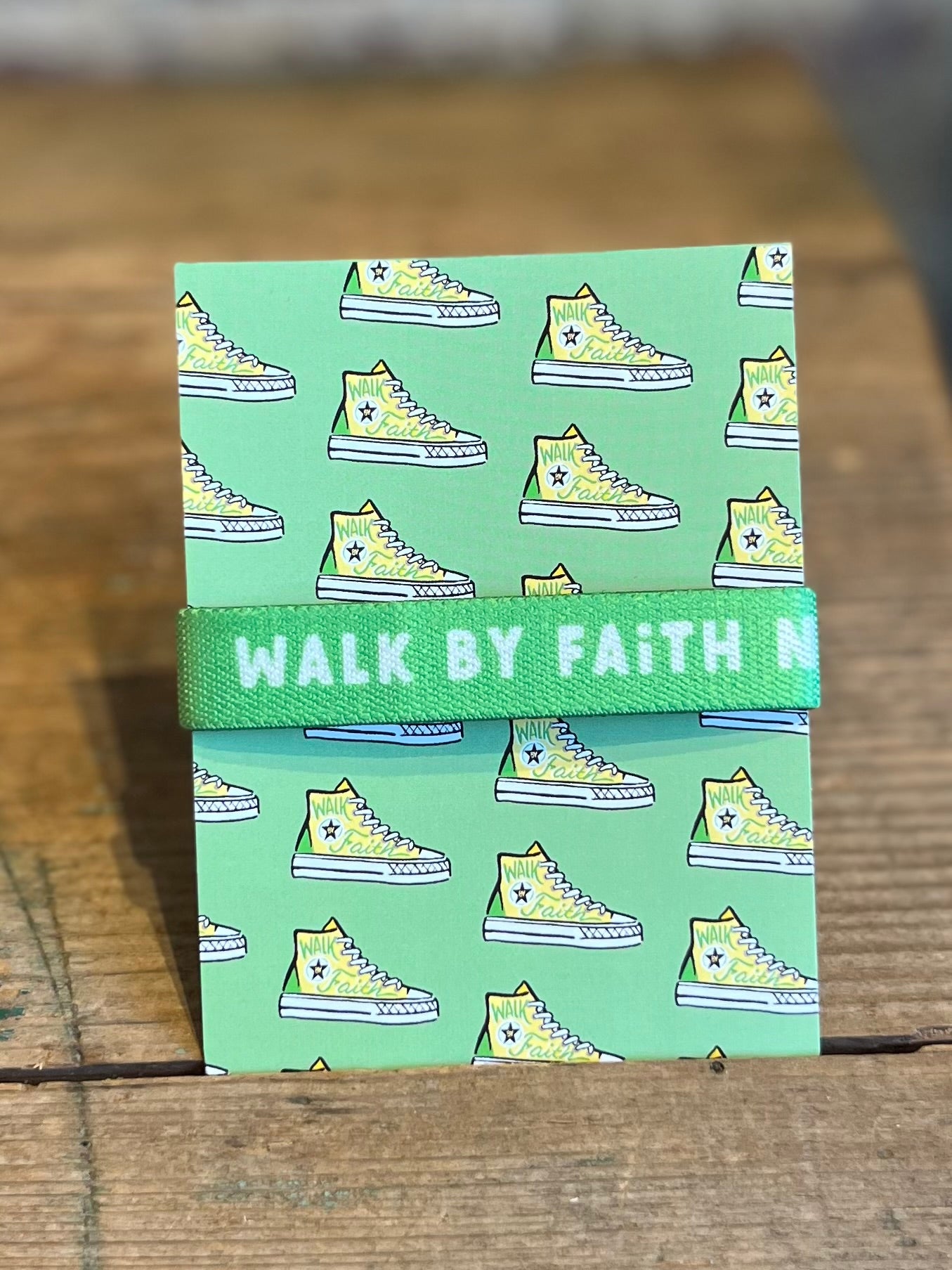 Walk By Faith Stretchy Bracelet - Kids