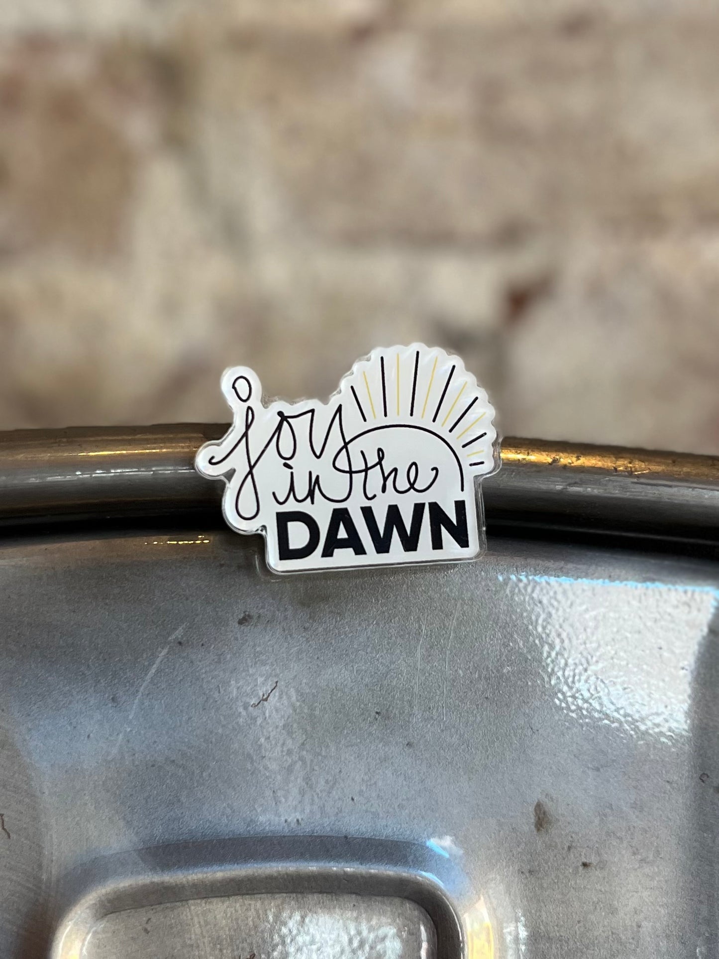 Joy in the Dawn Logo Magnet