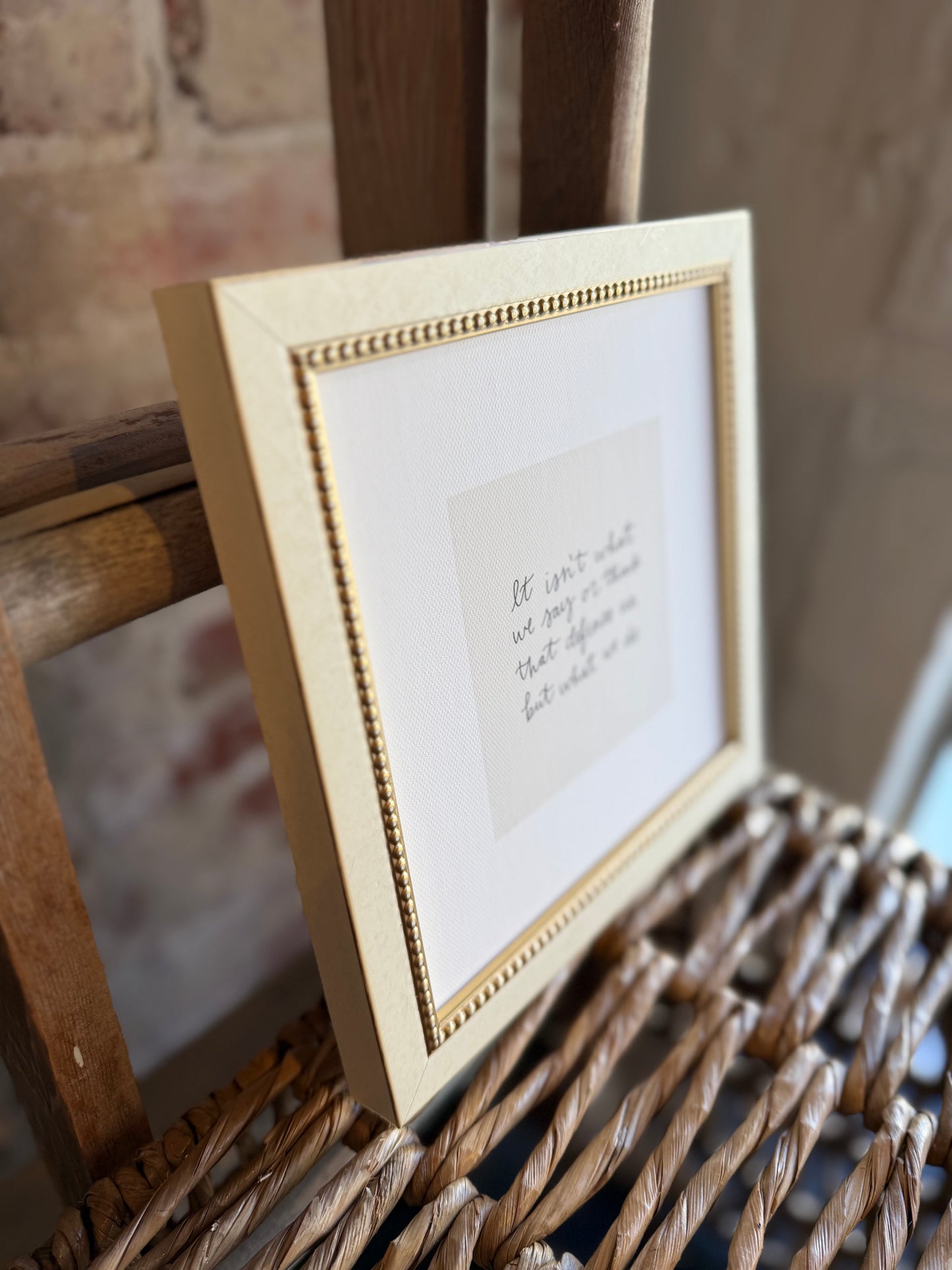 It Isn't Framed Antique Art - 8x8