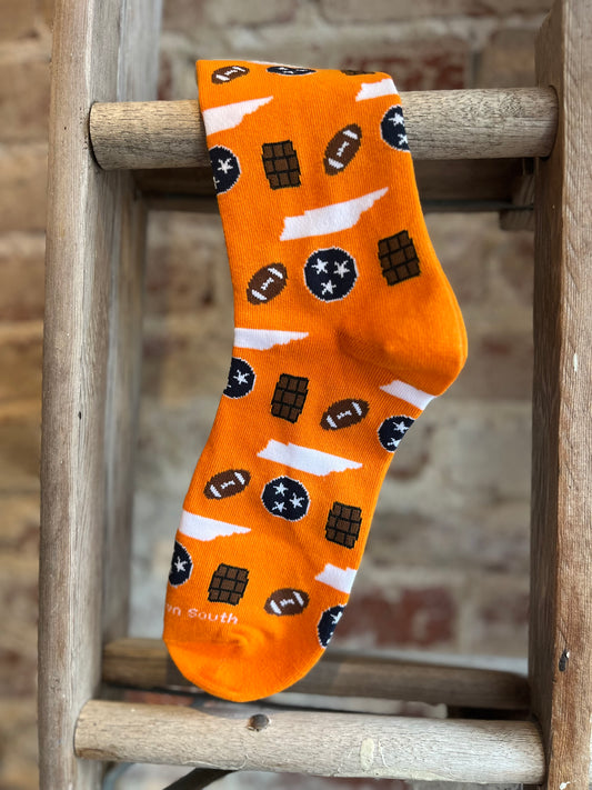 Tennessee Traditions Men's Crew Socks