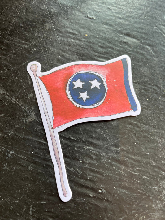 Tennessee Flag Sticker