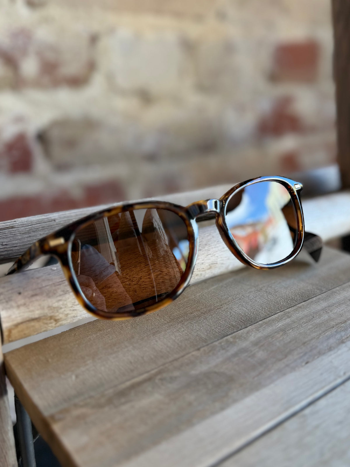Bean Classic Tortoise Round Sunglasses
