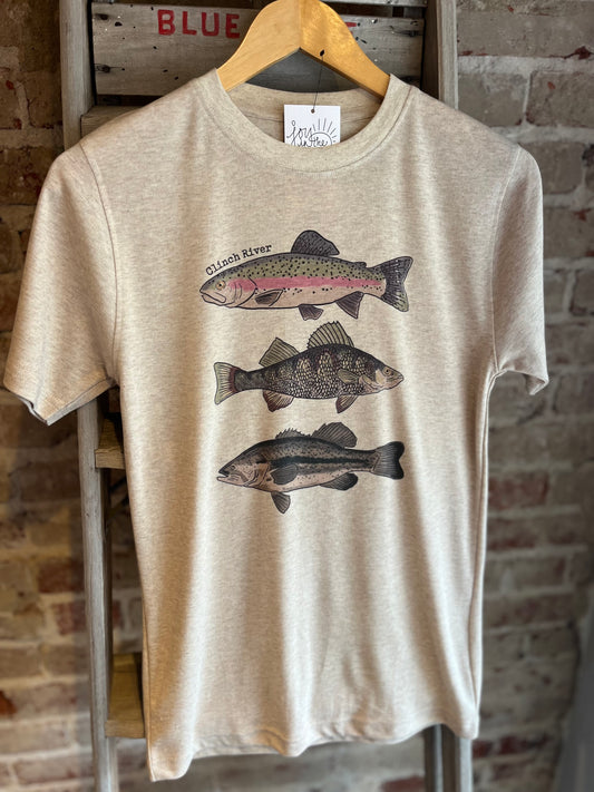 Clinch River Fish Tee - Adult
