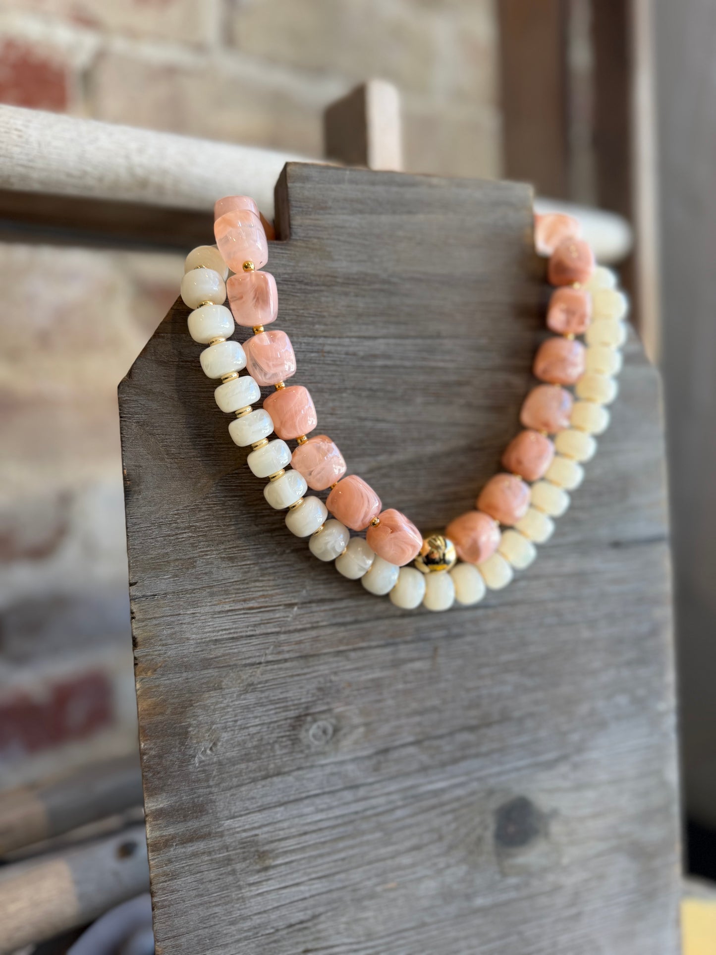 Glow Chunky Beaded Necklace