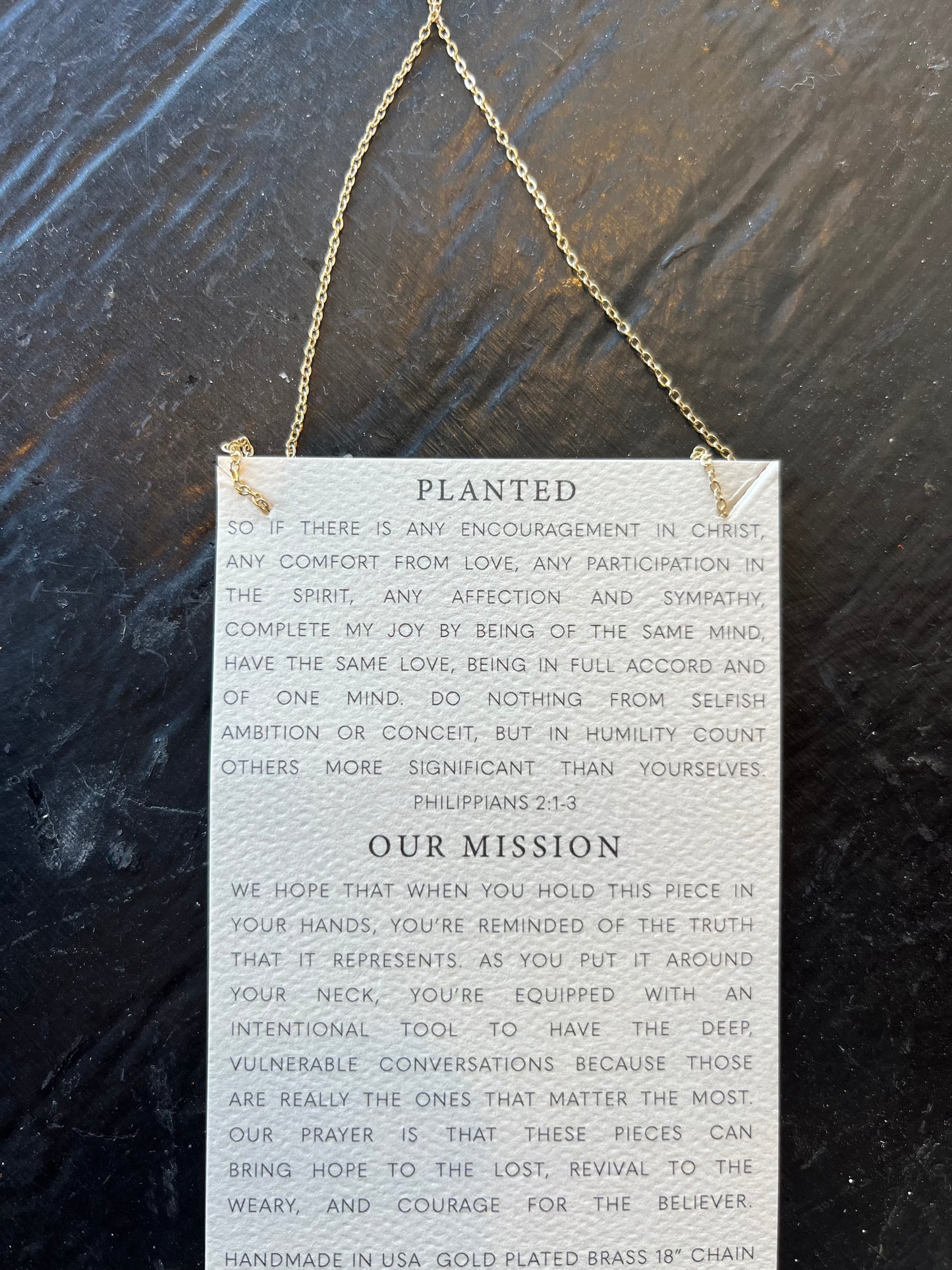 Planted Necklace