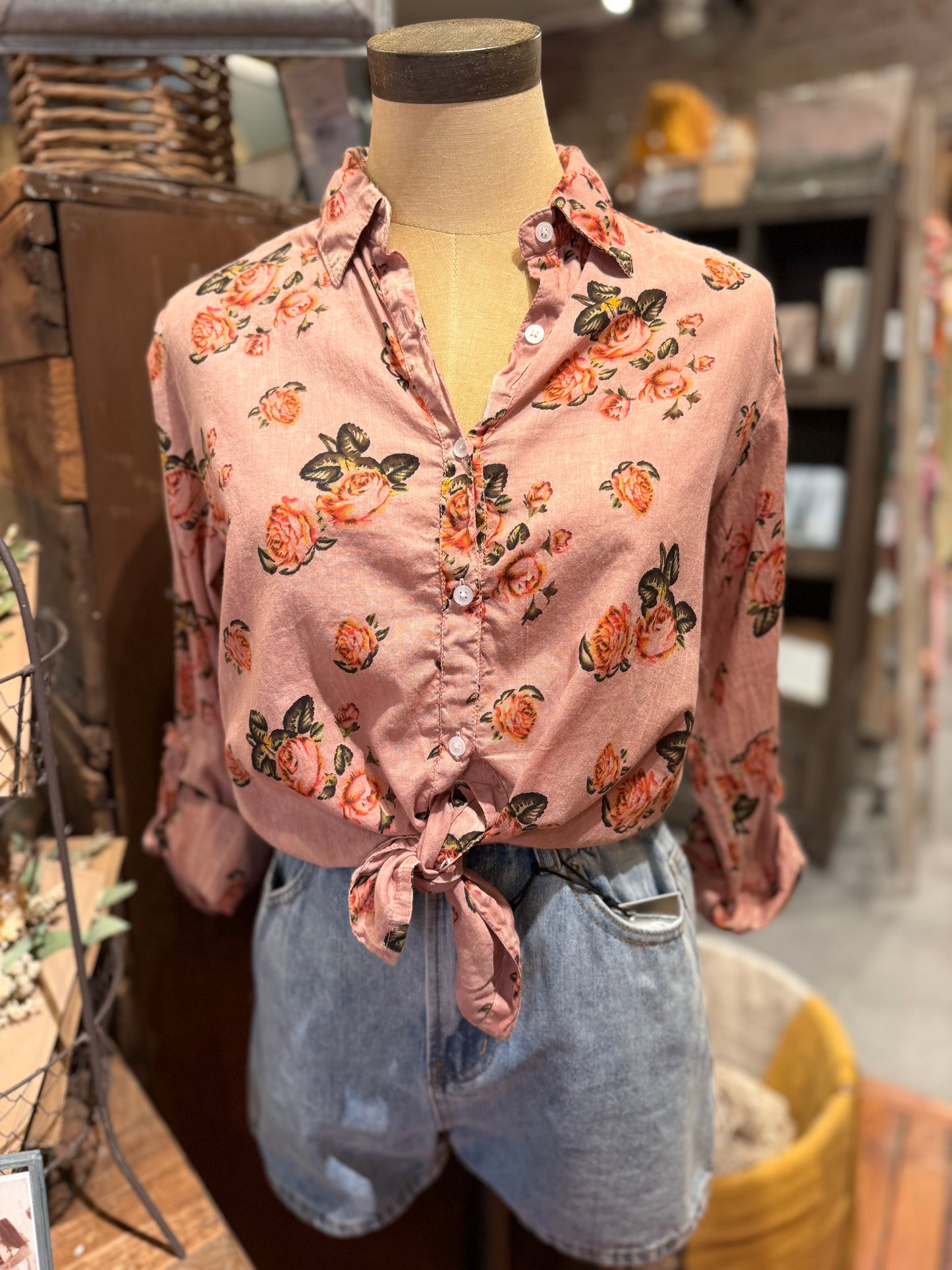 The Peony Blouse- Made in USA