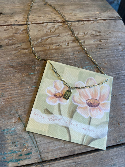 Fully Known Tag Necklace