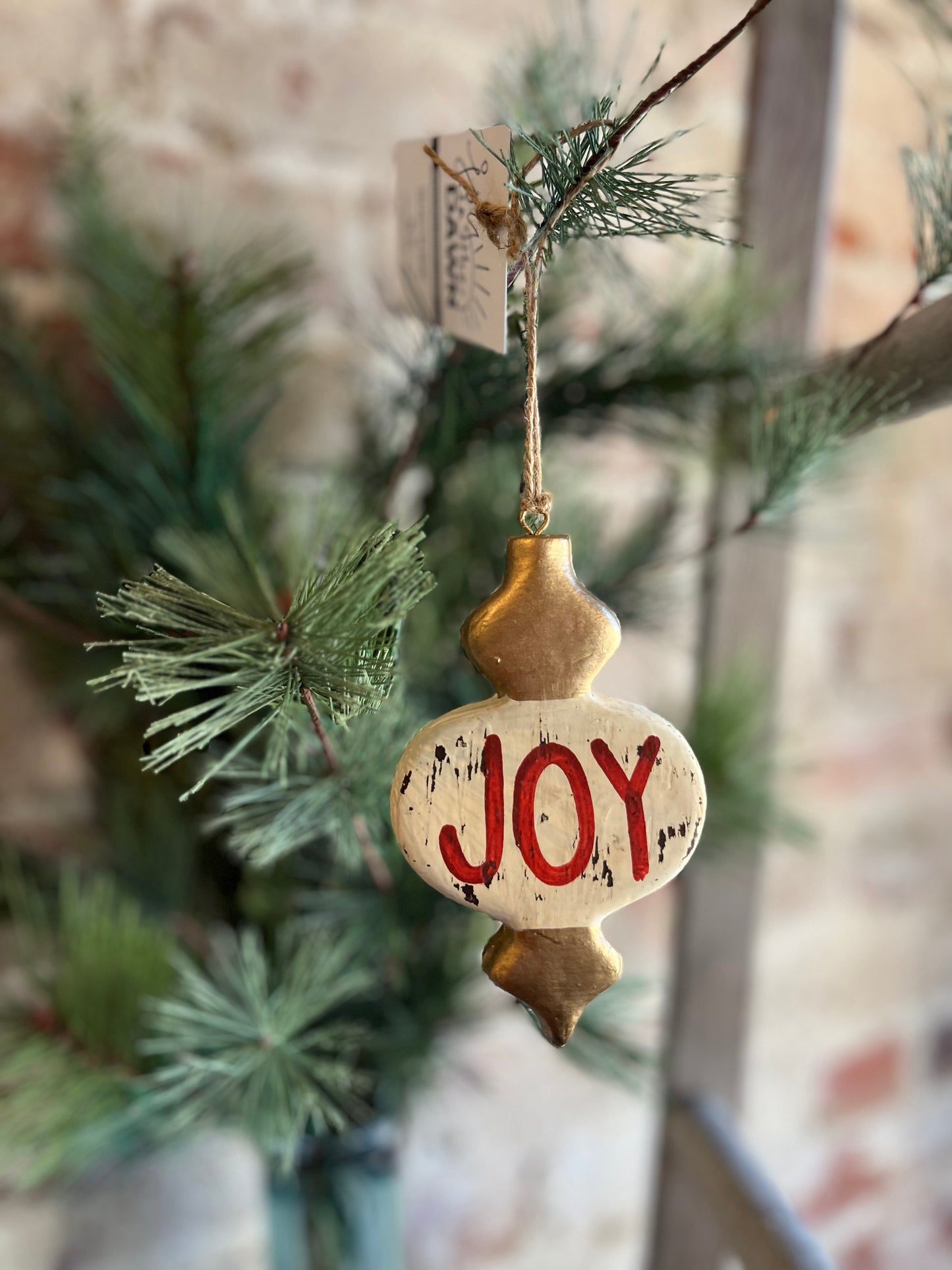 Paper Mache Ornaments- Joy