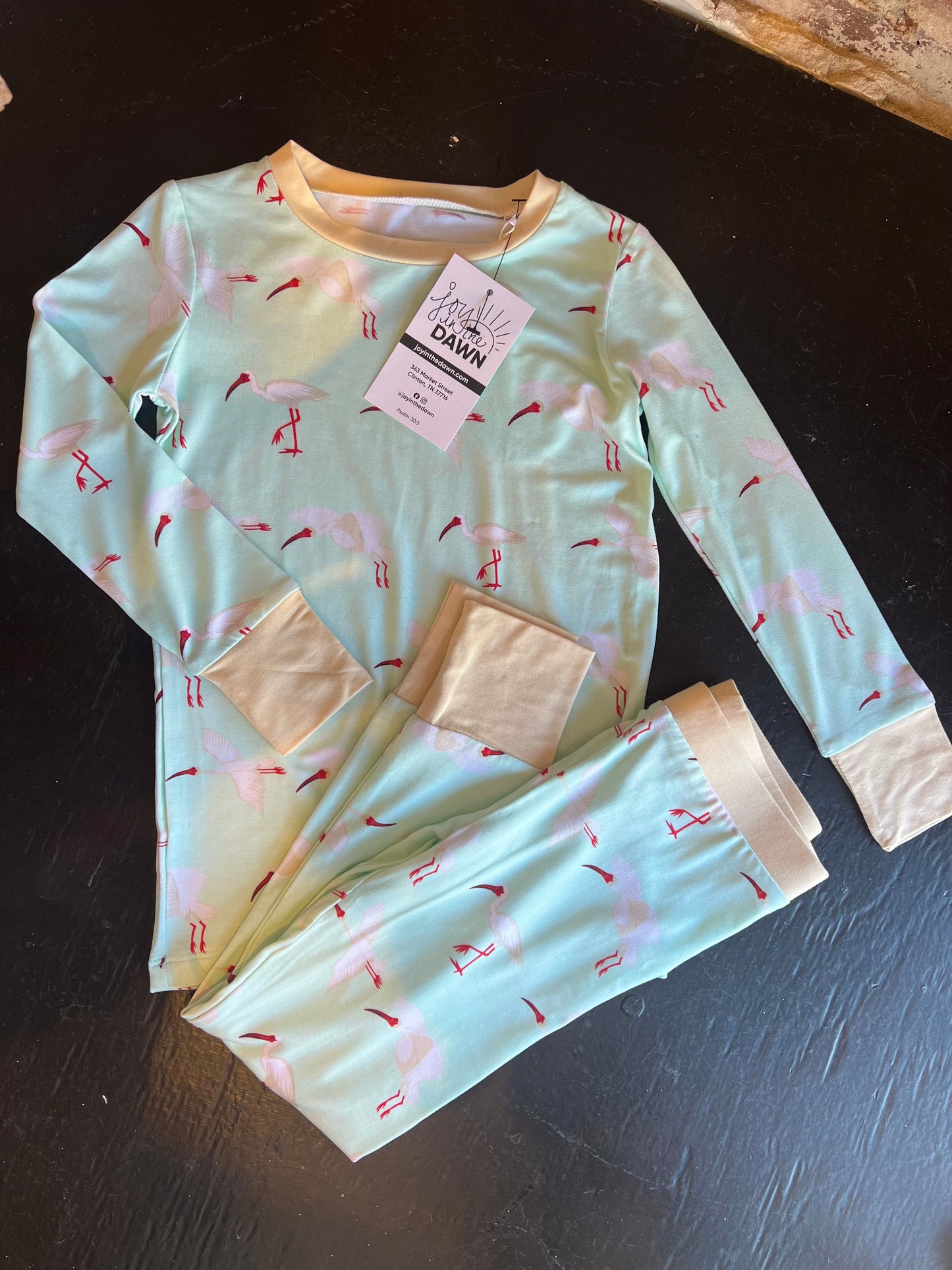 White Ibis Bamboo Pajama Set