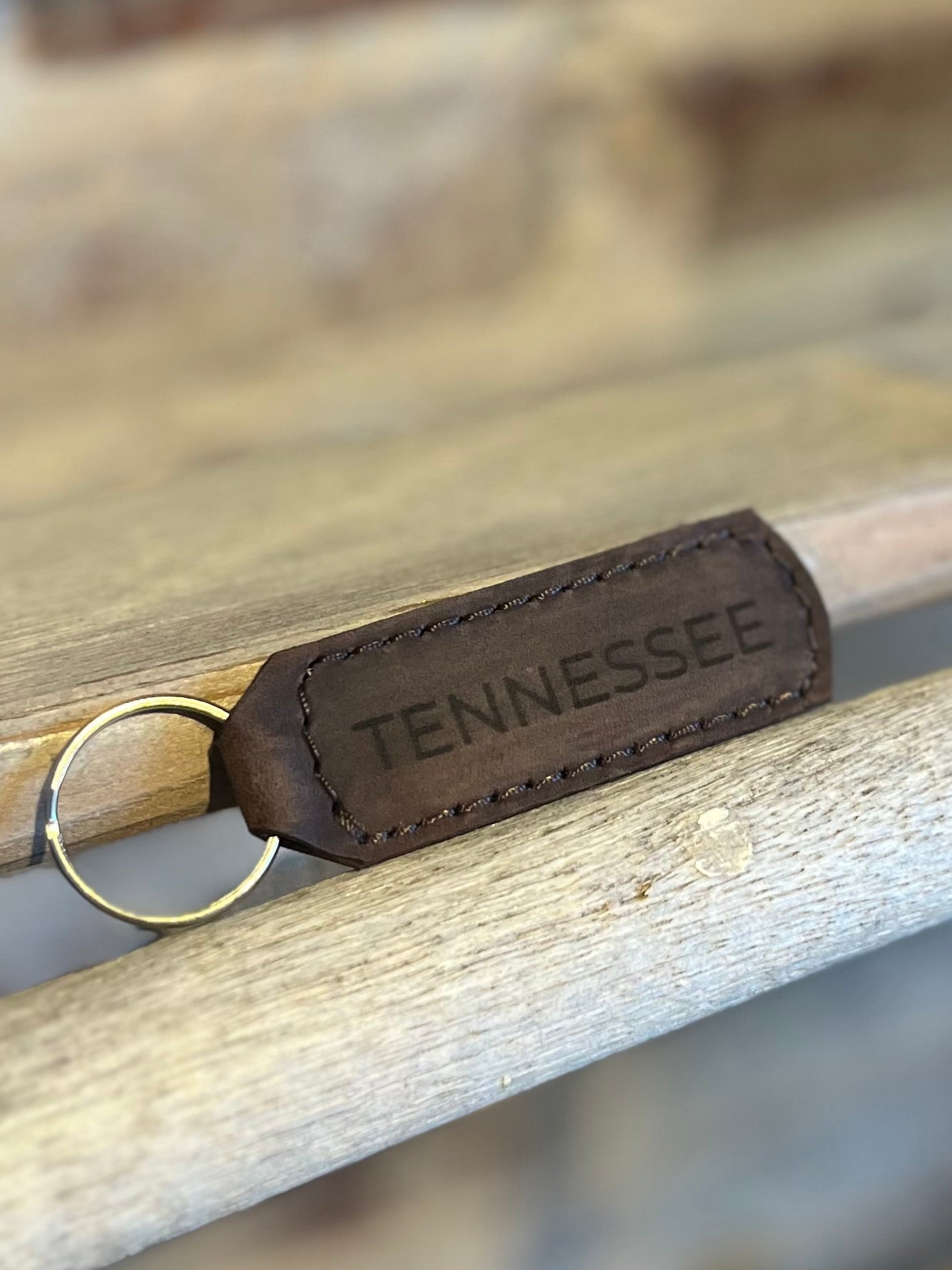 Tennessee Key Fob - Espresso – Joy in the Dawn