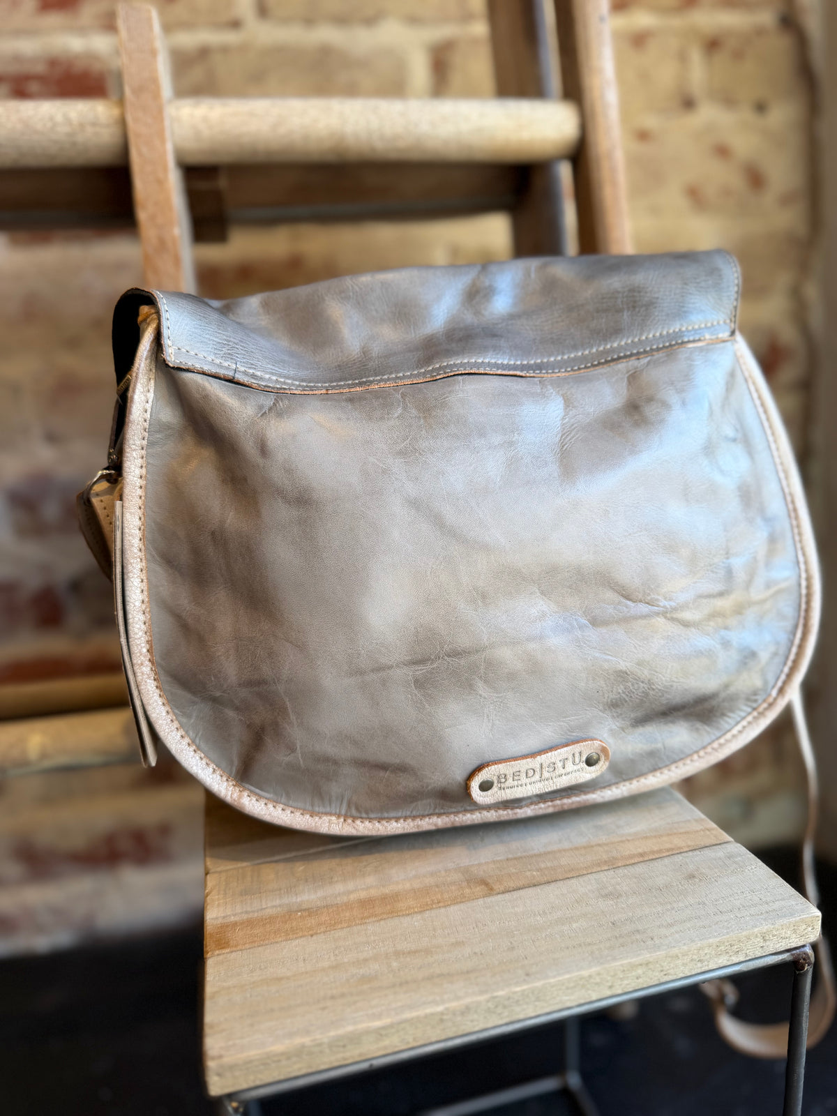 Sequoia Leather Bag - Rustic Gray