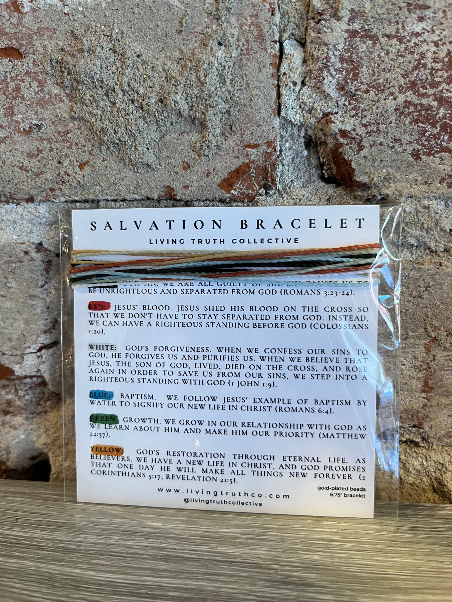 Salvation Bracelet- Pastel