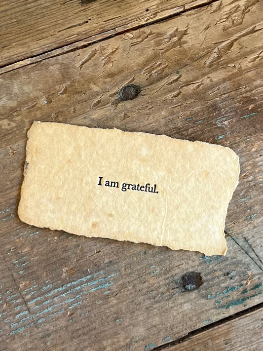 I Am Grateful Card