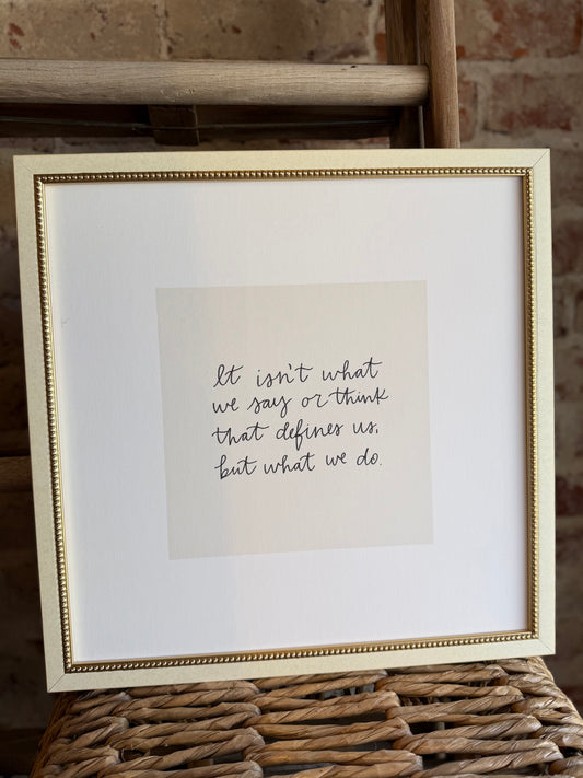 It Isn't Framed Antique Art - 15x15
