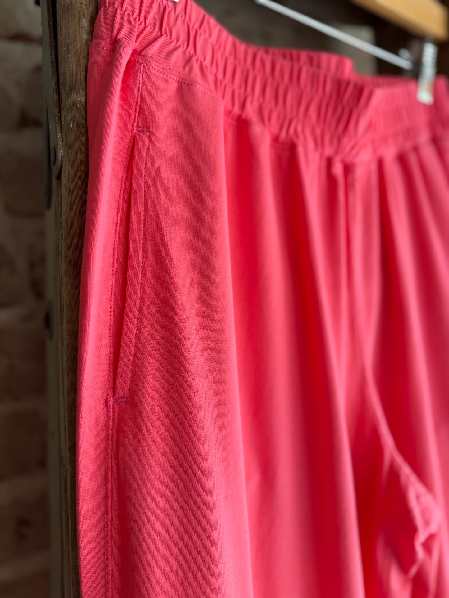 Cotton/Lycra SET - Flamingo Pink