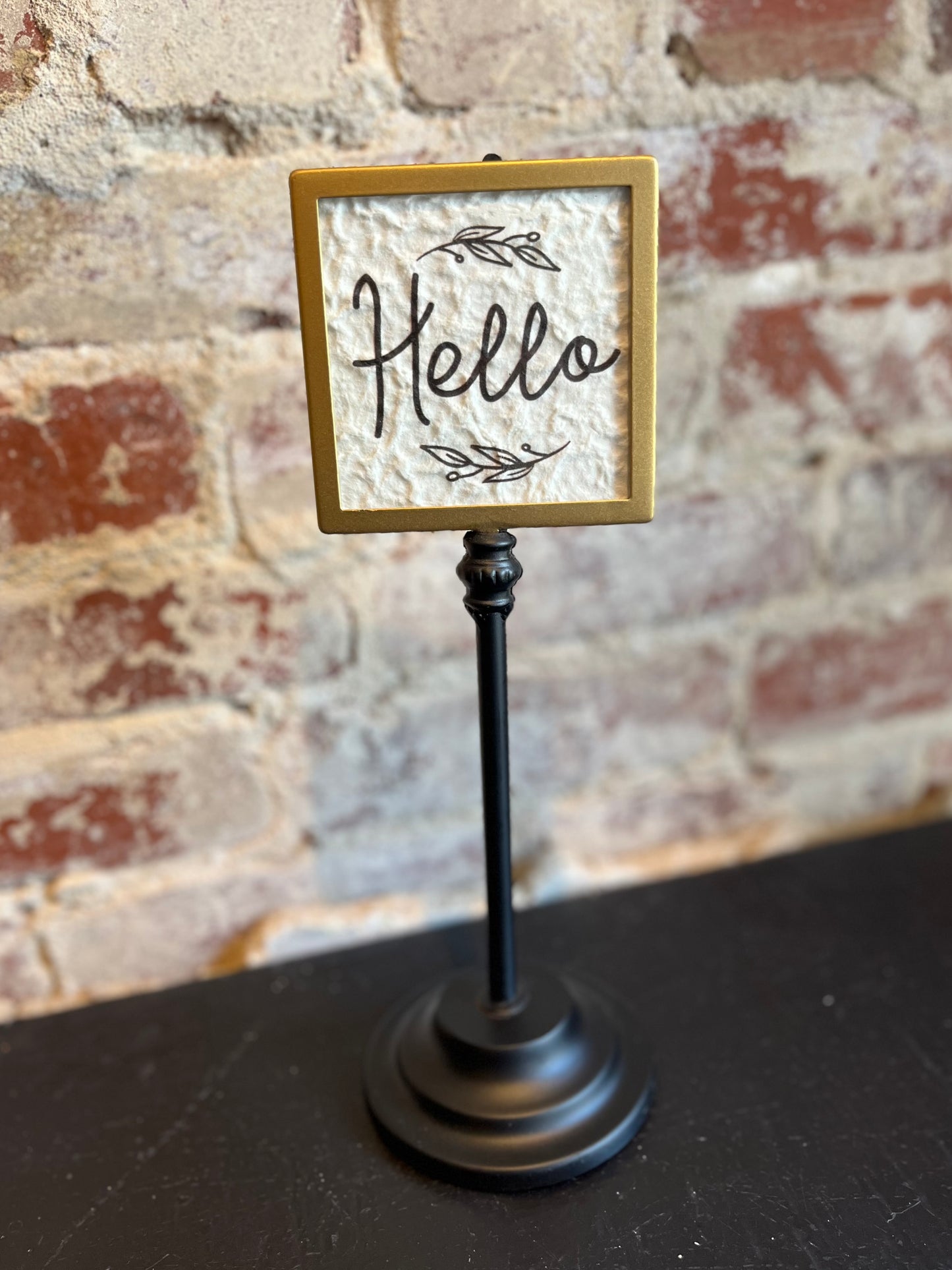 Hello Sign/ Picture Frame