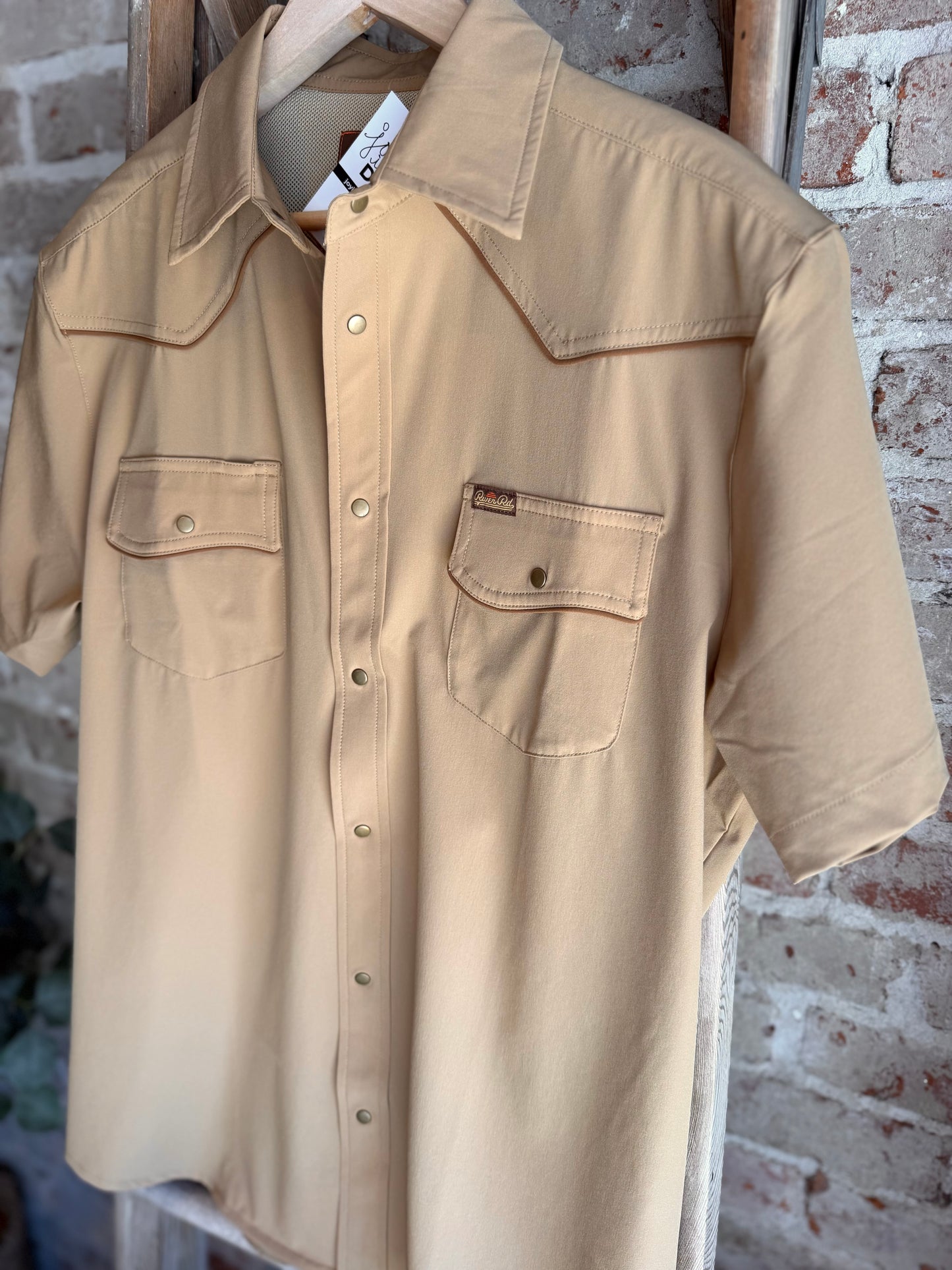 Men’s Rio Pearl Snap Shirt -Desert